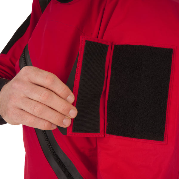 Immersion Research Operator Dry Suit Left Sleeve Pocket and ID Patch