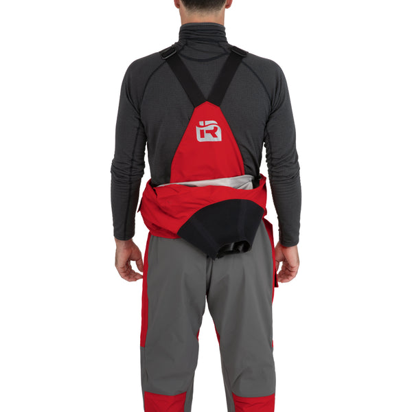 Immersion Research Operator SAR Dry Suit in Showtime Red with Internal Bibs