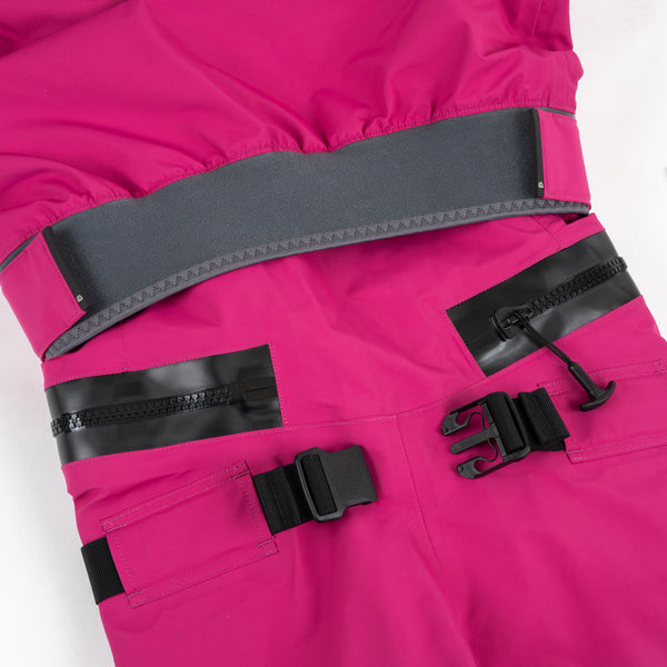 Immersion Research Aphrodite Dry Suit in Cactus Flower Pink Waist Belt