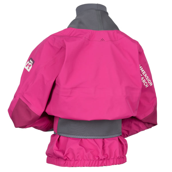 Back view of Immersion Research Women's Aphrodite Dry Top in Cactus Flower