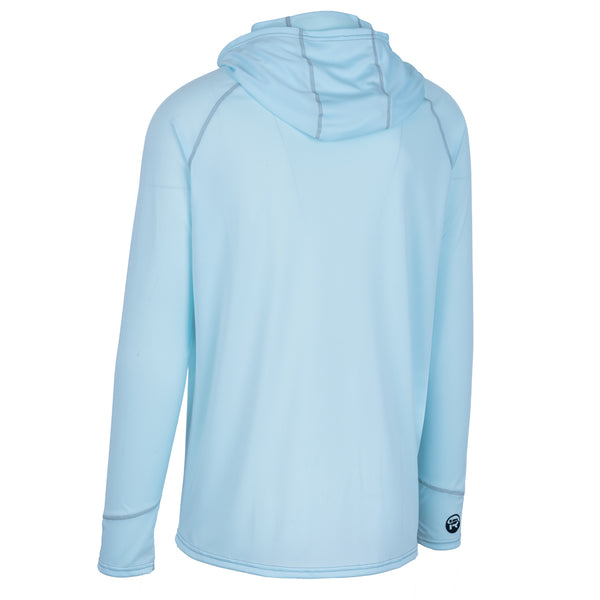 Polartec Power Dry Scorcher Sun Hoodie Sky Blue