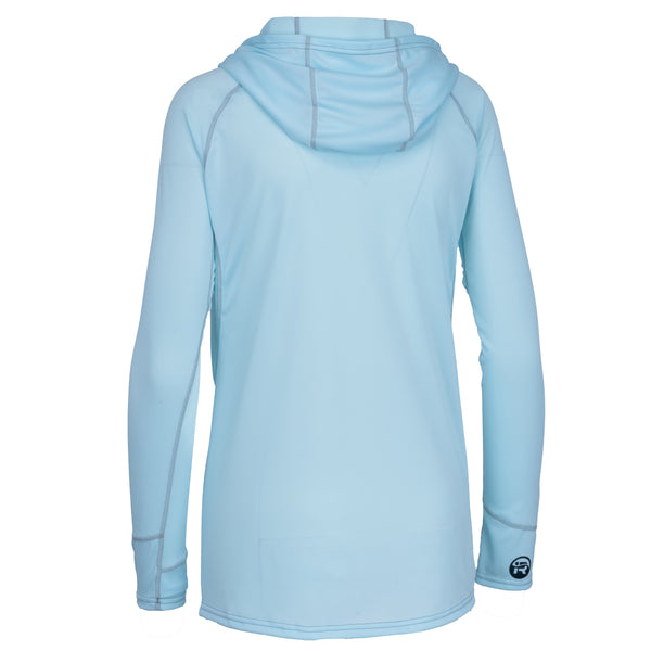 Women's Immersion Research Scorcher Sun Hoodie Sky Blue