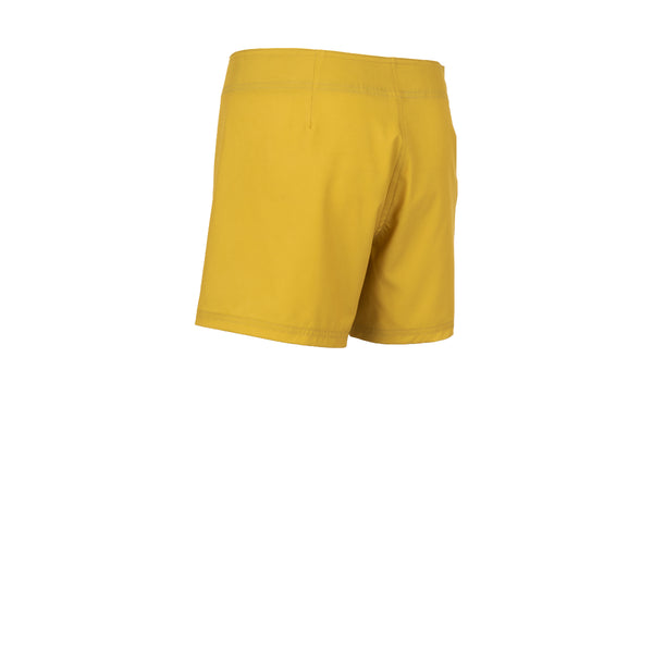 Immersion Research Women's Heshie Boardshorts Dijon Yellow back