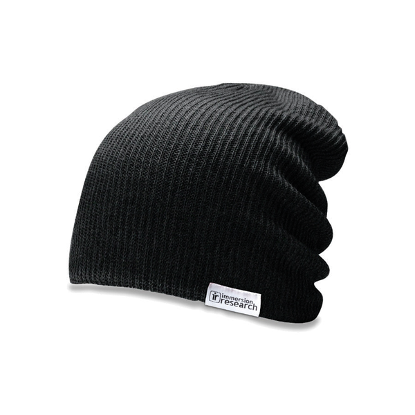 Immersion Research Super Slouch Acrylic Beanie Jet Black