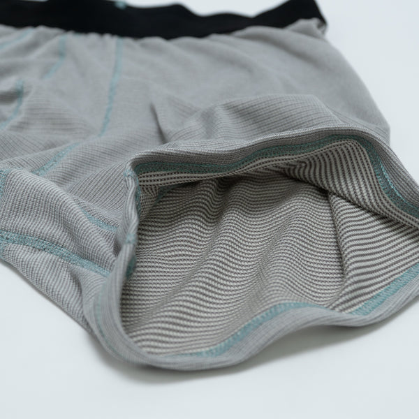 Power Wool Fleece Underwear Pumice Gray Fabric Detail