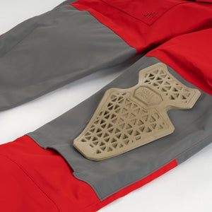 Immersion Research Operator SAR Dry Suit in Showtime Red with D30 Knee Pads