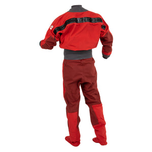 Immersion Research 7Figure Dry Suit in Red Planet Red Rear View