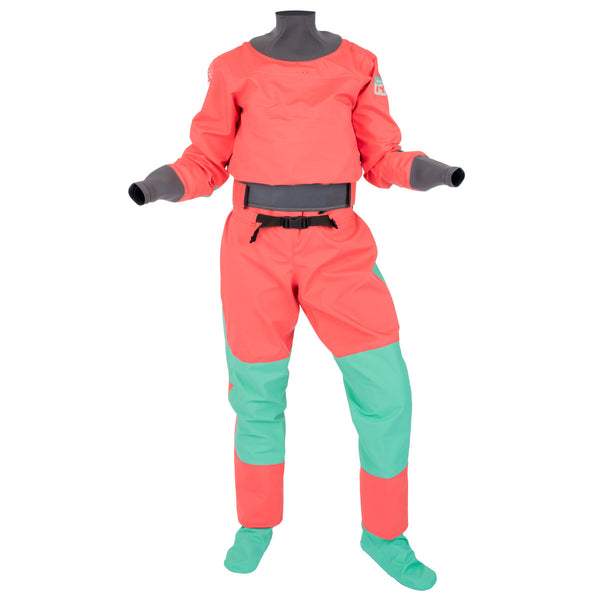 Immersion Research Aphrodite Women's Clamshell Zipper Dry Suit Miami Vice 