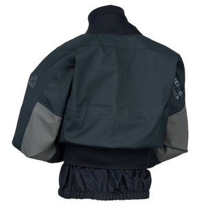 Back view of Immersion Research Devil's Club Dry Top in Blackbird