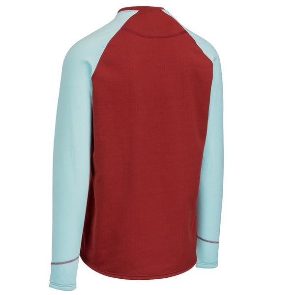 Immersion Research Crew Neck Baseline Long Sleeve Shirt Crimson Sky