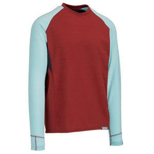 Immersion Research Crew Neck Baseline Long Sleeve Shirt Crimson Sky