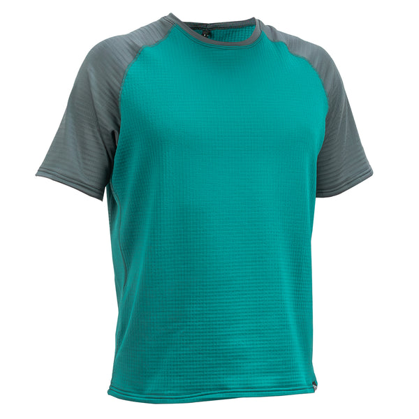 Immersion Research Short Sleeve Baseline Technical Shirt Teal and Gray