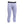 Light purple athletic pants with black waistband on a white background