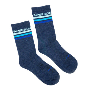 Immersion Research Top Sock Woolie Boolie Wool Socks in Blue