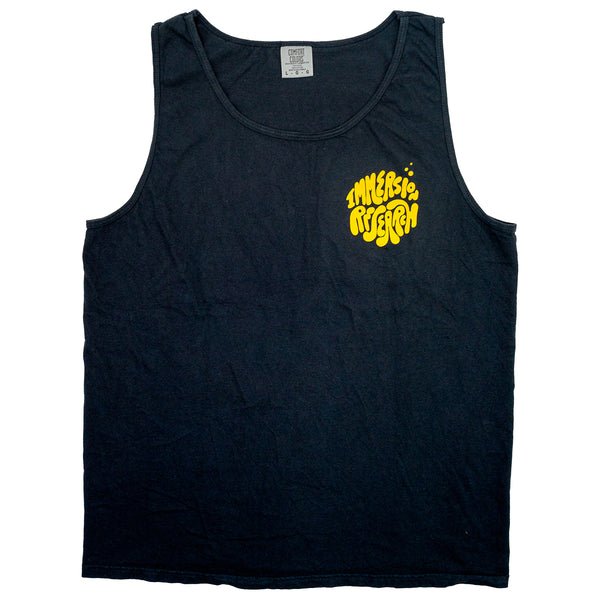 Immersion Research Black Tank Top with Yellow Logo