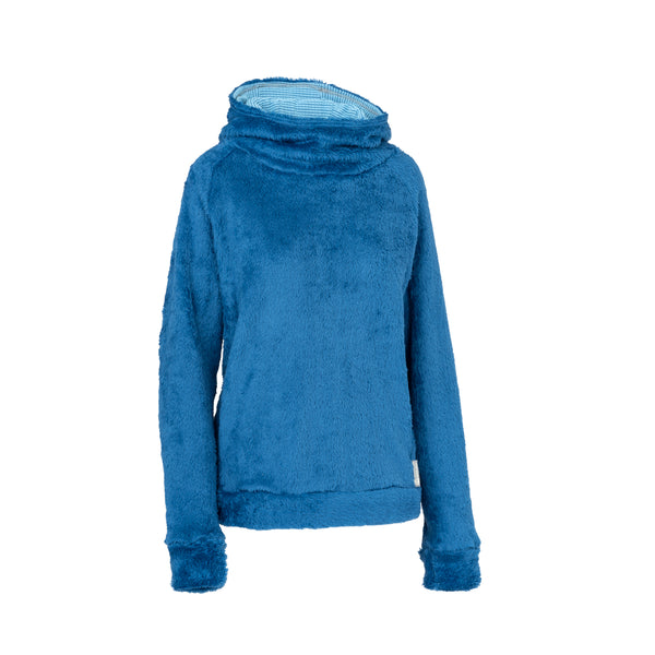 Immersion Research Polartec Hot Lap High Loft Fleece Hoodie Blue