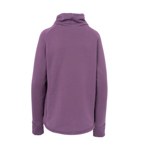 Women's Immersion Research Polartec Power Stretch Cowl Neck Pullover Purple
