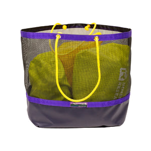 Immersion Research Tote Bag in Purple, Black, and Dark Navy