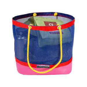 Immersion Research Tote Bag in Blue, Red, and Pink