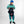 Immersion Research Aphrodite Dry Suit in Jade with Model geared up