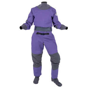 Immersion Research Aphrodite Women's Clamshell Zipper Dry Suit Purple Drank