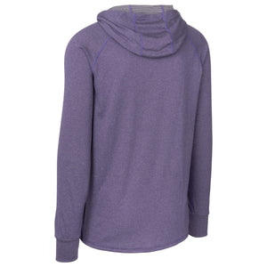 Back of Immersion Research Polartec Power Wool Highwater Hoodie in purple