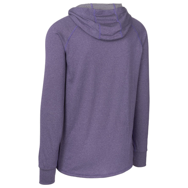 Back of Immersion Research Polartec Power Wool Highwater Hoodie in purple