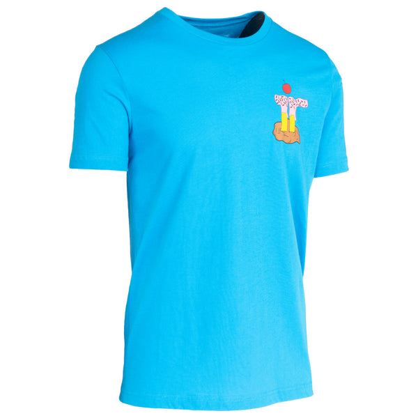 Immersion Research Turquoise T Shirt with IR Ice Cream Themed Chest logo