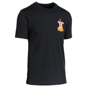 Immersion Research Black T Shirt with IR Ice Cream Themed Chest logo
