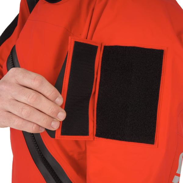 Immersion Research Operator SAR Dry Suit Left Sleeve Pocket and ID Patch