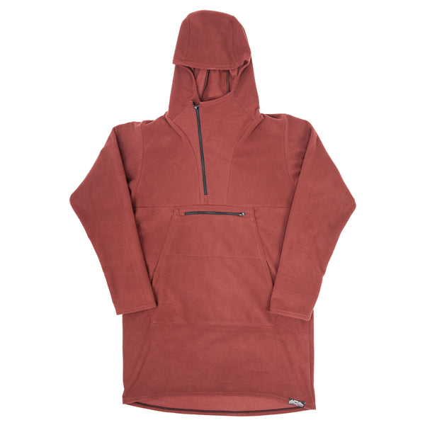 Immersion Research Women's Wind Pro™ Fleece Long Anorak in Burgundy