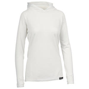 Women's Immersion Research Scorcher Sun Hoodie Cool Whip White