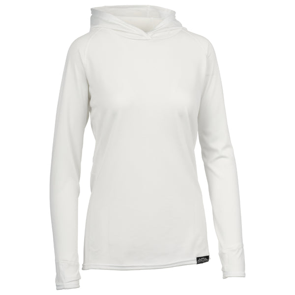 Women's Immersion Research Scorcher Sun Hoodie Cool Whip White