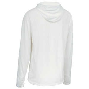 Polartec Power Dry Scorcher Sun Hoodie Cool Whip White back