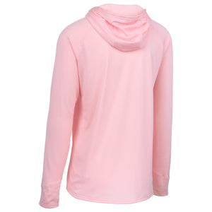 Polartec Power Dry Scorcher Sun Hoodie Daft Pink Back