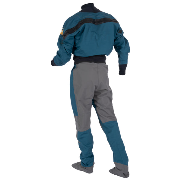 Immersion Research 7figure Dry Suit Spruced Up Green Back