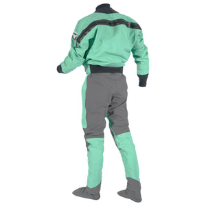 Immersion Research Devil's Club Men's Dry Suit Electric Green back