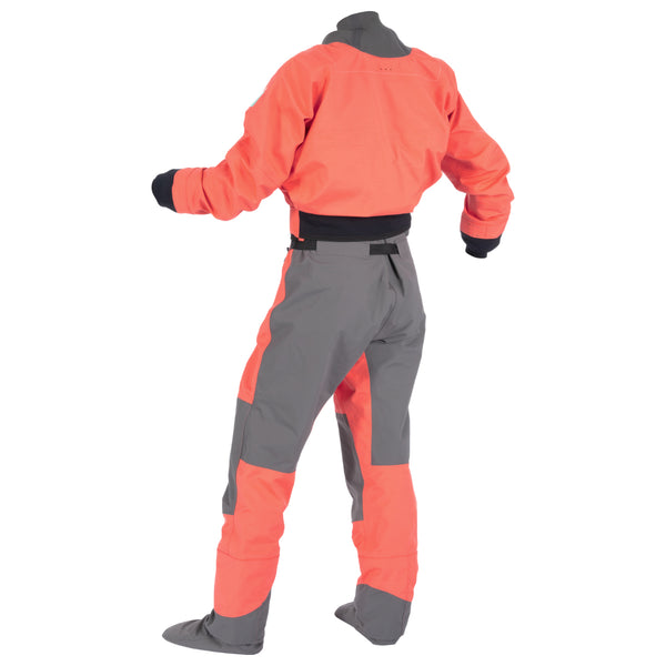 Immersion Research Aphrodite Women's Clamshell Zipper Dry Suit Coral Back