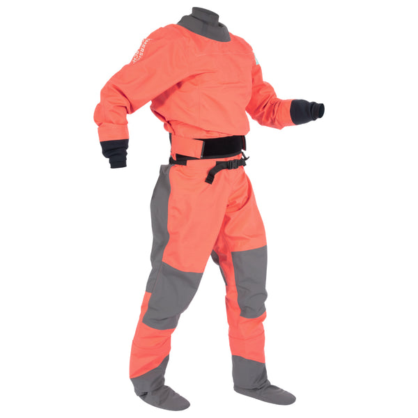 Immersion Research Aphrodite Women's Clamshell Zipper Dry Suit Coral side profile