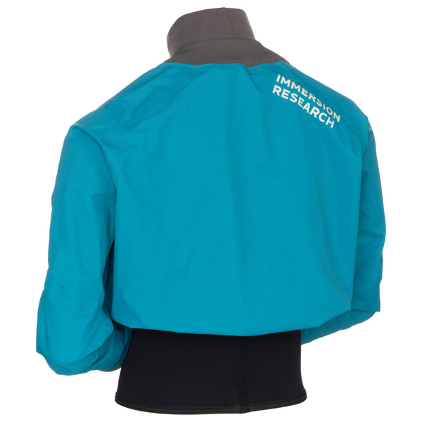 Back of Immersion Research Long Sleeve Nano Paddle Jacket Blue