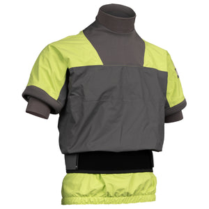 Immersion Research Short Sleeve Rival Paddling Jacket Light Green and Gray