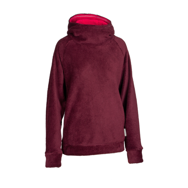 Immersion Research Polartec High Loft Fleece Women's Hoodie Chicory Red
