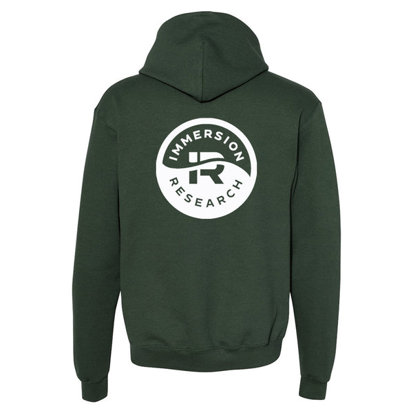 Immersion Research Freshmaker Cotton Logo Hoodie Forest Green Back