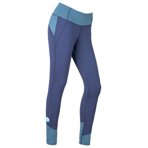 Immersion Research Women's Polartec Fleece Susitna Base Layer Pants Blue/Light Blue