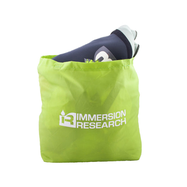 Immersion Research Klingon Bungee Spray Skirt packed in reusable Grocery bag