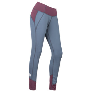 Immersion Research Women's Polartec Fleece Susitna Base Layer Pants Blue-Gray/Maroon