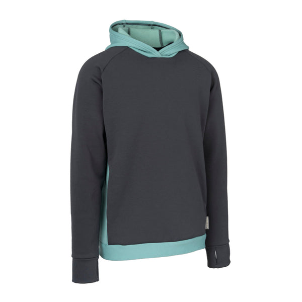 Immersion Research Power Stretch Pro Mount Hoodie Dark Gray/Turquoise