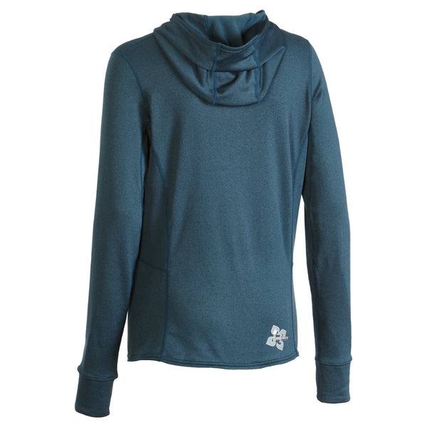 Immersion Research Women's Highwater Fleece Hoodie Stargazer Blue Back